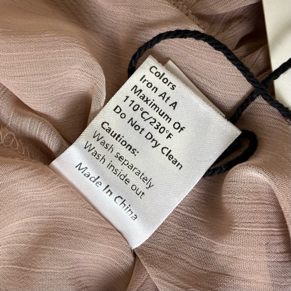Commense Blush Pink Ruffle Mini Dress - Picture 13 of 13